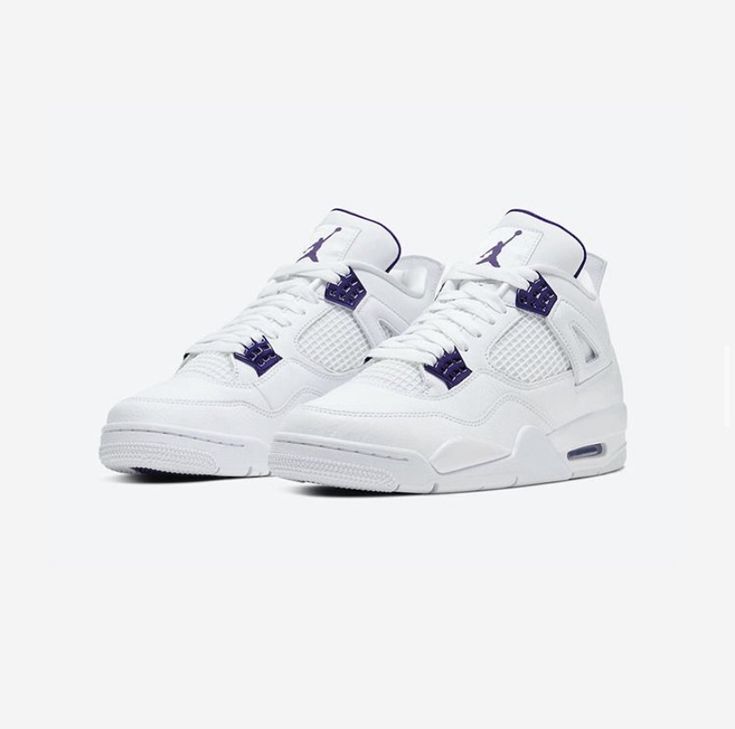 Air Jordan 4, metallic purple