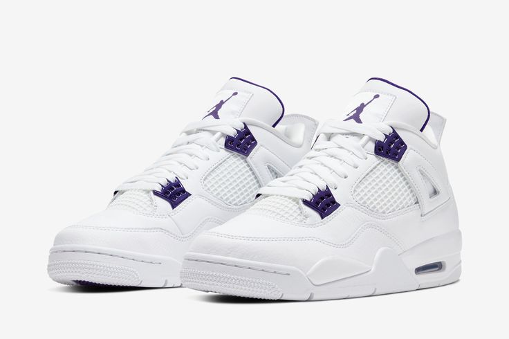 Air Jordan 4, metallic purple