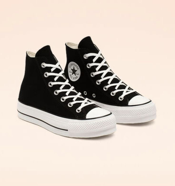 WOMEN'S converse chuck taylor all star platform high “black”