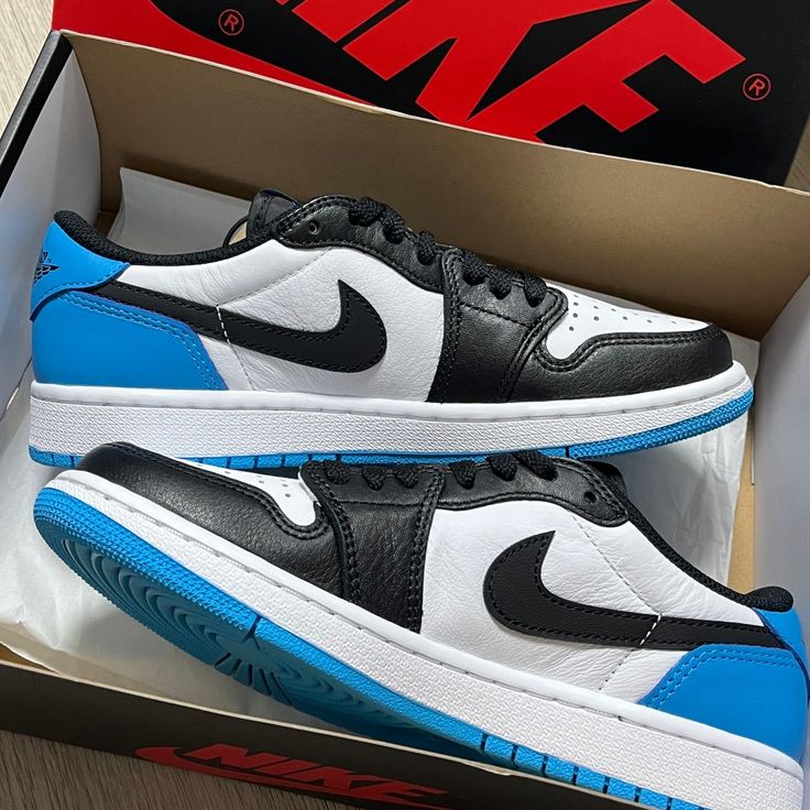 Air Jordan low OG Black and blue